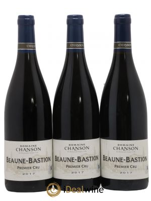 Beaune 1er Cru Bastion Chanson (no reserve) 2017 - Lot of 3 Bottles