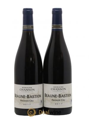 Beaune 1er Cru Bastion Chanson (no reserve) 2017 - Lot of 2 Bottles