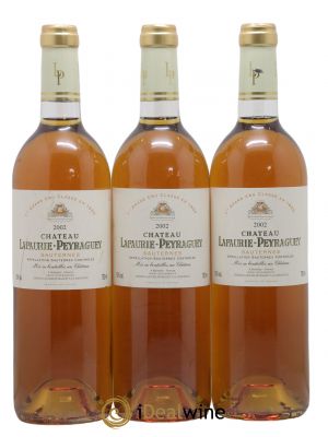 Château Lafaurie Peyraguey 1er Grand Cru Classé (no reserve) 2002 - Lot of 3 Bottles