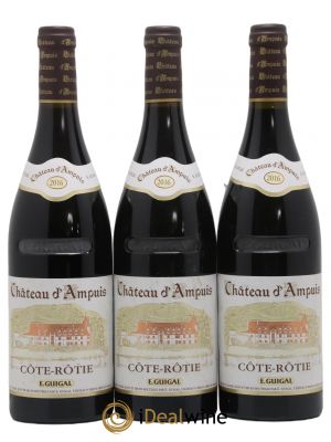 Côte-Rôtie Château d'Ampuis Guigal  2016 - Lot of 3 Bottles