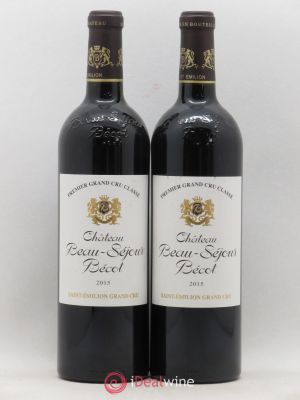 Château Beau-Séjour Bécot 1er Grand Cru Classé B  2015 - Lot of 2 Bottles