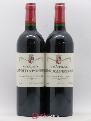Château Latour à Pomerol  2016 - Lot of 2 Bottles