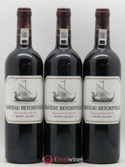 Château Beychevelle 4ème Grand Cru Classé  2016 - Lot of 3 Bottles