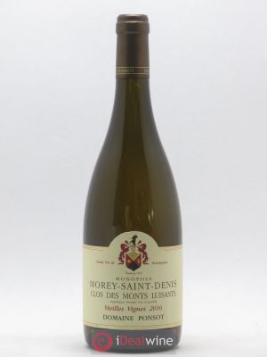 Morey Saint-Denis 1er Cru Clos des Monts Luisants Vieilles Vignes Ponsot (Domaine)  2016 - Lot de 1 Bouteille