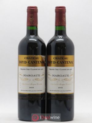 Château Boyd Cantenac 3ème Grand Cru Classé  2015 - Lot of 2 Bottles