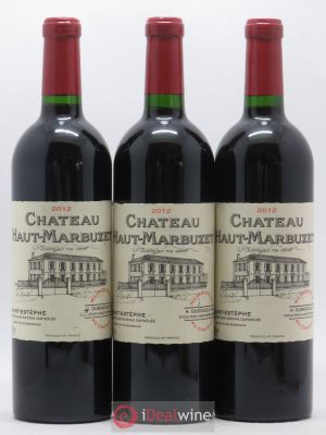 Château Haut Marbuzet  2012 - Lot of 3 Bottles