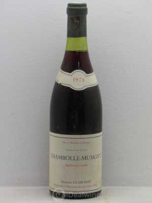 Chambolle-Musigny Domaine Clair Dau 1973 - Lot de 1 Bouteille