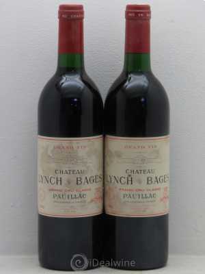 Château Lynch Bages 5ème Grand Cru Classé  1986 - Lot of 2 Bottles