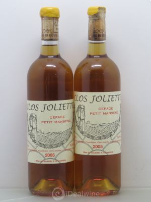 Jurançon Demi-Sec Clos de la Joliette  2005 - Lot de 2 Bouteilles