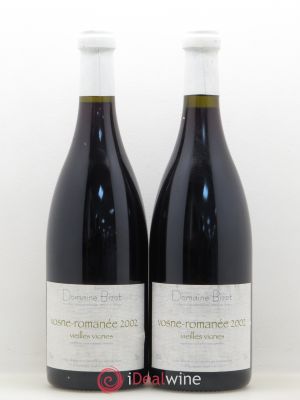 Vosne-Romanée Vieilles Vignes Domaine Bizot 2002 - Lot of 2 Bottles