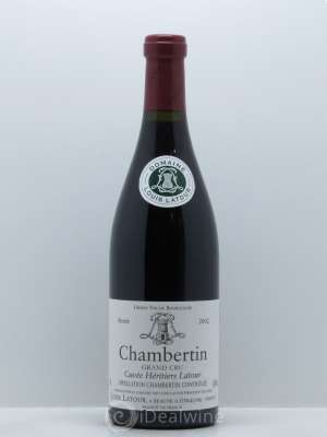 Chambertin Grand Cru Cuvée Héritiers Latour Louis Latour (Domaine)  2002 - Lot of 1 Bottle