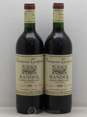 Bandol Domaine Tempier La Tourtine Famille Peyraud Cuvée Spéciale 1996 - Lot of 2 Bottles