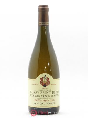 Morey Saint-Denis 1er Cru Clos des Monts Luisants Vieilles Vignes Ponsot (Domaine)  2009 - Lot of 1 Bottle