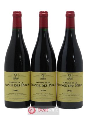 IGP Pays d'Hérault Grange des Pères Laurent Vaillé  2010 - Lot of 3 Bottles