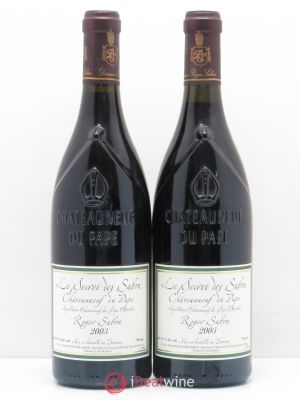 Châteauneuf-du-Pape Secret de Sabon Famille Sabon  2003 - Lot of 2 Bottles