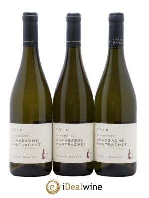 Chassagne-Montrachet 1er Cru La Romanée Vincent Dancer  2018 - Lot of 3 Bottles