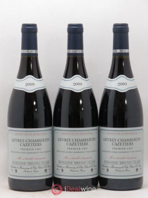 Gevrey-Chambertin 1er Cru Les Cazetiers Bruno Clair (Domaine)  2009 - Lot de 3 Bouteilles