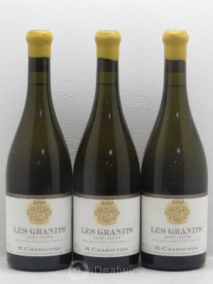 Saint-Joseph Les Granits Chapoutier  2010 - Lot of 3 Bottles