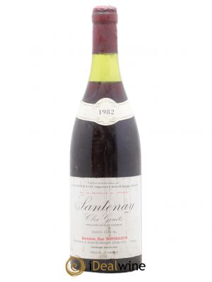 Santenay Clos Genêts Guy Dufouleur 1982 - Lot of 1 Bottle