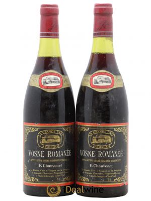 Vosne-Romanée Domaine Chauvenet 1976 - Lot of 2 Bottles