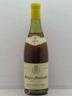 Puligny-Montrachet Gruère - Hubert Bouzereau 1974 - Lot de 1 Bouteille