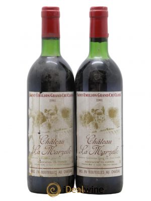 Château La Marzelle Grand Cru Classé (no reserve) 1981 - Lot of 2 Bottles