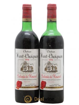 Lalande-de-Pomerol Château Haut Chaigneau (no reserve) 1976 - Lot of 2 Bottles