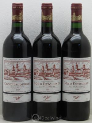 Cos d'Estournel 2ème Grand Cru Classé  1989 - Lot of 3 Bottles