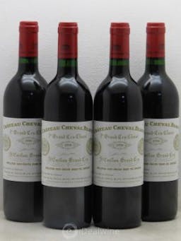 Château Cheval Blanc 1er Grand Cru Classé A  1990 - Lot de 4 Bouteilles