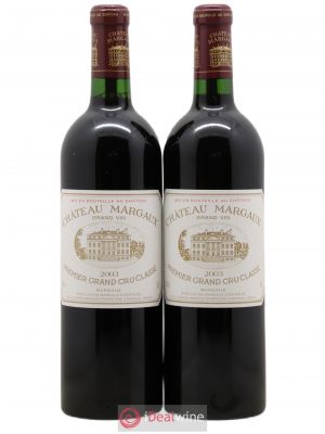 Château Margaux 1er Grand Cru Classé  2003 - Lot of 2 Bottles
