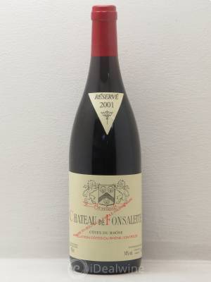 Côtes du Rhône Château de Fonsalette SCEA Château Rayas  2001 - Lot of 1 Bottle