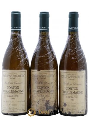 Corton-Charlemagne Grand Cru Faiveley  1999 - Lot of 3 Bottles