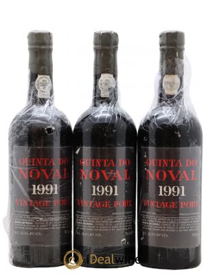 Porto Quinta Do Noval Vintage  1991 - Lot of 3 Bottles