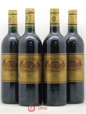 Château Batailley 5ème Grand Cru Classé  2003 - Lot of 4 Bottles