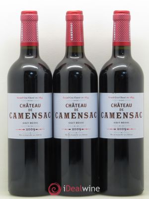 Château Camensac 5ème Grand Cru Classé  2009 - Lot of 3 Bottles