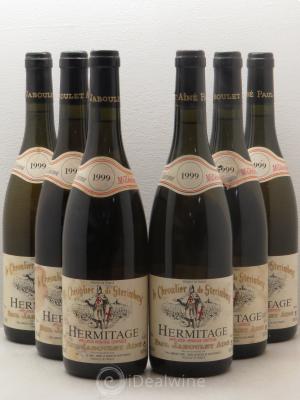 Hermitage Chevalier de Sterimberg Paul Jaboulet Aîné  1999 - Lot of 6 Bottles
