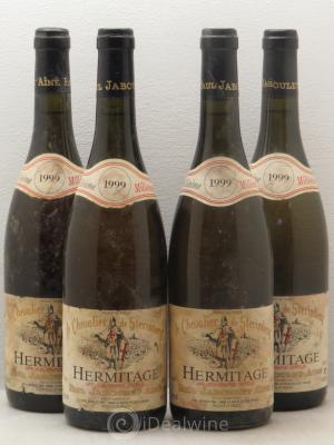 Hermitage Chevalier de Sterimberg Paul Jaboulet Aîné  1999 - Lot of 4 Bottles