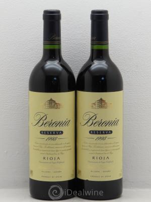 Rioja DOCa Bodegas Beronia Reserva 1998 - Lot of 2 Bottles