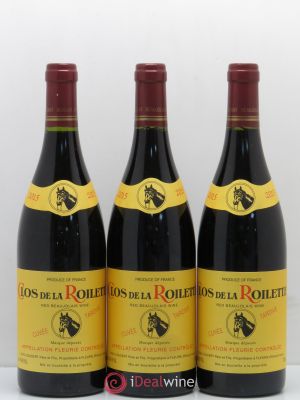 Fleurie Cuvée Tardive Clos de la Roilette (no reserve) 2015 - Lot of 3 Bottles