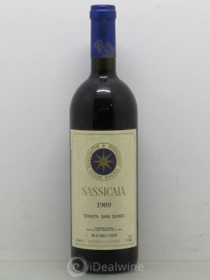 Bolgheri DOC Sassicaia Famille Incisa della Rochetta  1989 - Lot of 1 Bottle