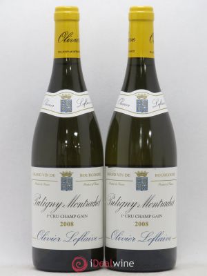 Puligny-Montrachet 1er Cru Champ-Gain Olivier Leflaive 2008 - Lot of 2 Bottles