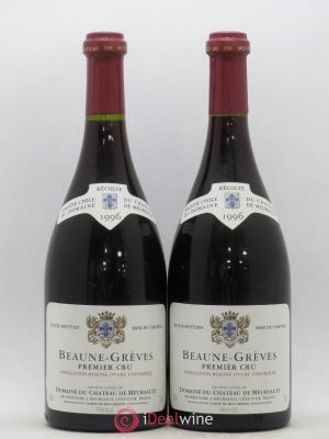 Beaune 1er Cru Grèves Château de Meursault 1996 - Lot de 2 Bouteilles