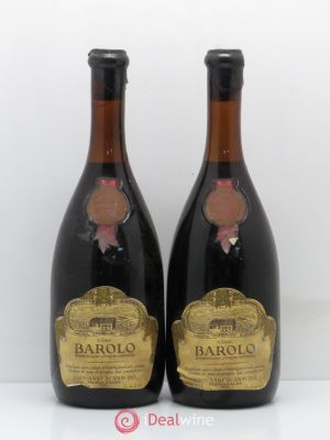Barolo DOCG Riserva speciale Scanavino  1958 - Lot of 2 Bottles