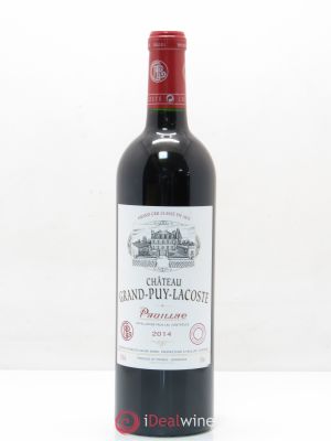 Château Grand Puy Lacoste 5ème Grand Cru Classé  2014 - Lot of 1 Bottle