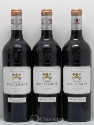 Château Pape Clément Cru Classé de Graves  2015 - Lot of 3 Bottles