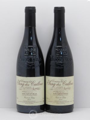 Vacqueyras Cuvée de Lopy Le Sang des Cailloux  2003 - Lot of 2 Bottles