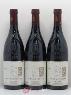 Châteauneuf-du-Pape Clos Saint-Jean Pascal et Vincent Maurel  2006 - Lot of 3 Bottles