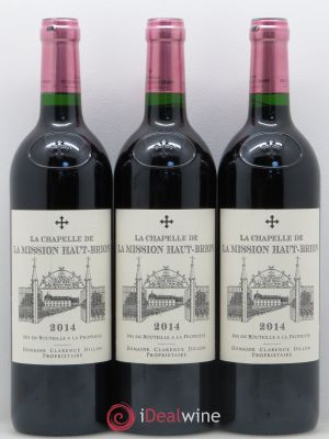 La Chapelle de La Mission Haut-Brion Second Vin  2014 - Lot of 3 Bottles