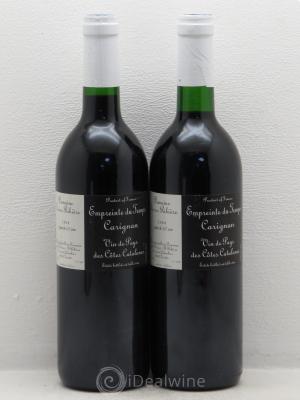 IGP Côtes Catalanes (VDP des Côtes Catalanes) Empreinte du temps Carignan Domaine Ferrer-Ribière 2004 - Lot de 2 Bouteilles