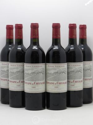 Domaine de Chevalier Cru Classé de Graves  1990 - Lot of 6 Bottles